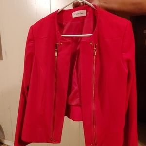 Red blazer
